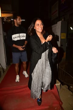PICS: Neha Dhupia Gets Snapped With Hubby Angad Bedi Post Dinner Date, Fans Wonder If She Is Pregnant