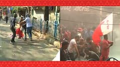 Nabanna March: পুলিশের সঙ্গে বাম ছাত্র-যুবদের সংঘর্ষ, রণক্ষেত্র ধর্মতলা