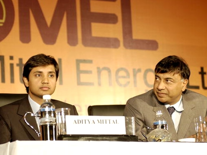 Aditya Mittal, son of President and Group CFO, Lakshmi Mittal, leaving the  Pavillon Gabriel after a press conference, in Paris, France, on January 30,  2006. Lakshmi Mittal hold a press conference following