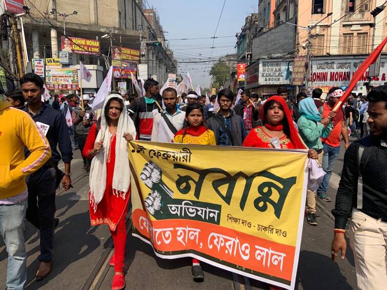 West Bengal Election 2021: TMC Anubrata Mandal khela Hobe Slogan in Left Front Youth protest WB Election 2021:অনুব্রতর ‘খেলা হবে’ স্লোগান রাম শিবির ঘুরে এবার বাম ছাত্র-যুব মিছিলেও