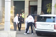 IN PICS | Amitabh Bachchan And Ajay Devgn Spotted At Private Airport