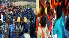 BJP Rath Yatra: বিজেপির পরিবর্তন যাত্রার পথ আটকাল পুলিশ, বিক্ষোভ