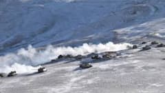 Chinese tanks retreat in Pangong Tso's southern area