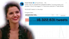 Bigg Boss 14 : DESERVING WINNER RUBINA becomes biggest TV Trend with over 16 million tweets!