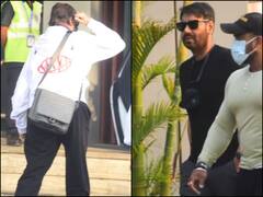 IN PICS | Amitabh Bachchan And Ajay Devgn Spotted At Private Airport