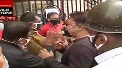 Chaos at School: স্কুল খোলার দিনই অনলাইন পরীক্ষার দাবিতে অভিভাবক বিক্ষোভ