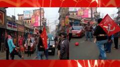 Bengal Bandh By Left Party: উত্তরপাড়ায় রাস্তায় ফুটবল, পুলিশের হাতে চকোলেট বাম সমর্থকদের