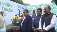 Nitin Gadkari launches India's FIRST CNG tractor