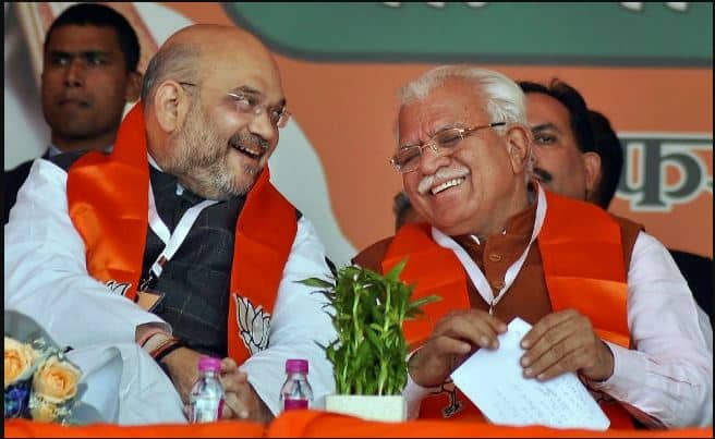 CM Khattar meets Amit Shah, Said- We will bring laws to compensate for the loss in the movement ਕਿਸਾਨ ਅੰਦੋਲਨ 'ਚ ਹੋਏ ਨੁਕਸਾਨ ਤੋਂ ਬਾਅਦ ਹੁਣ ਇੱਕ ਹੋਰ ਕਾਨੂੰਨ ਲਿਆਵੇਗੀ ਕੇਂਦਰ ਸਰਕਾਰ, ਅਮਿਤ ਸ਼ਾਹ ਨੂੰ ਮਿਲੇ ਸੀਐਮ ਖੱਟਰ ਨੇ ਕੀਤਾ ਦਾਅਵਾ 