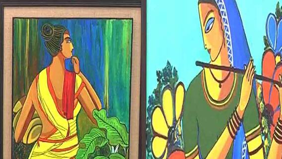 গগনেন্দ্র শিল্প প্রদর্শশালায় শুরু হল শিল্পী দেবযানী ঘোষের চিত্র প্রদর্শনী