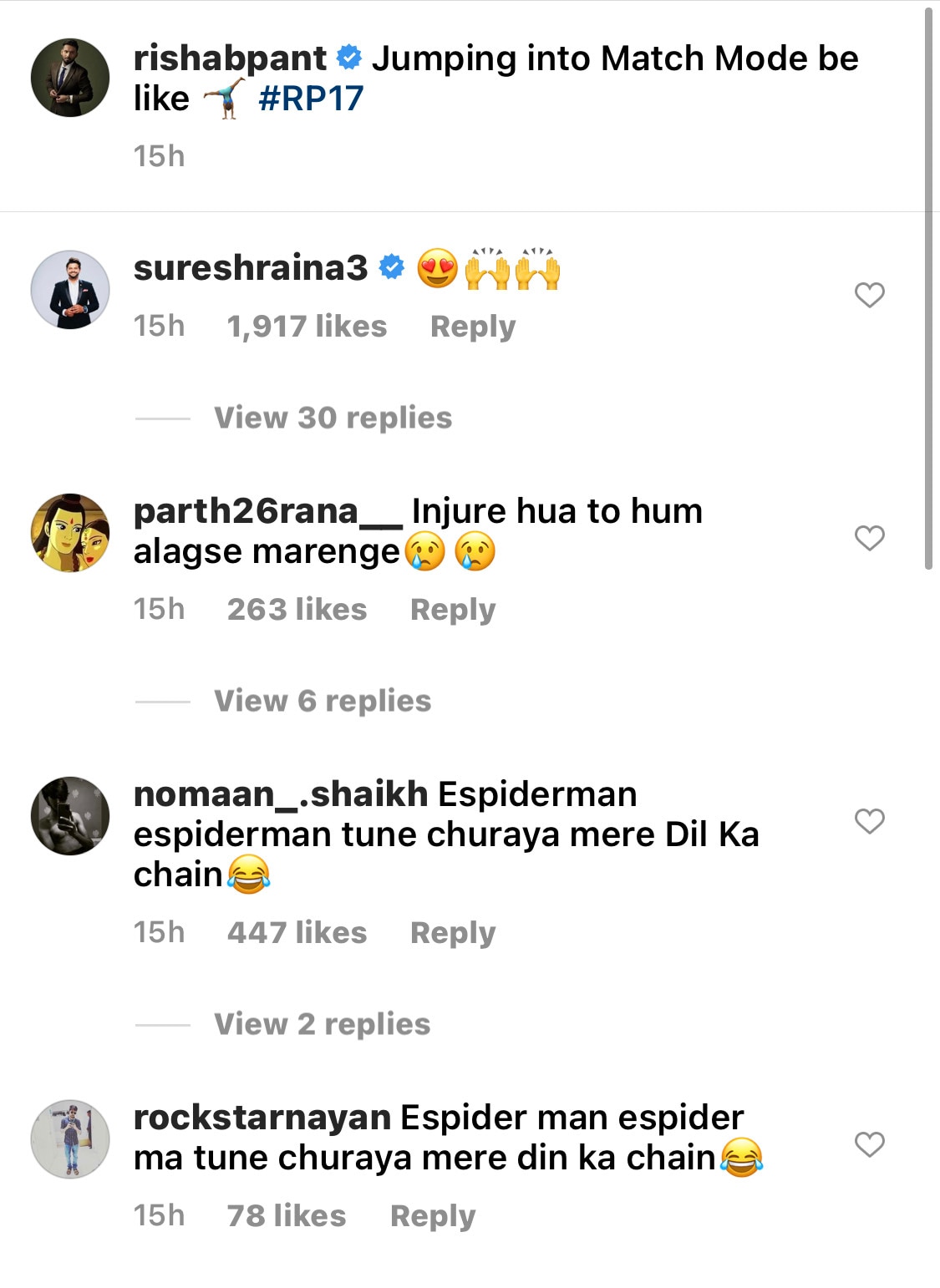 Watch Rishabh Pant ‘Jumping Into Match Mode’, Does A Shawn Michaels On Instagram, Fans Cry Of ‘Spiderman’