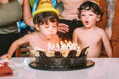 নোহ এবং আশেরের ৩ বছরের জন্মদিন, সেলিব্রেশনের ছবি শেয়ার মা সানির