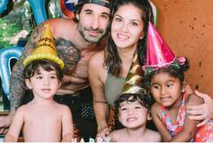 নোহ এবং আশেরের ৩ বছরের জন্মদিন, সেলিব্রেশনের ছবি শেয়ার মা সানির