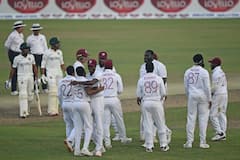 West Indian Players Climb The 300 Pound Cornwall, Rejoice After Win Against Bangladesh, See Pictures