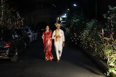 Dia Vaibhav Marriage Photos: লাল শাড়ি, কুন্দনে মোহময়ী বিয়ের সাজ