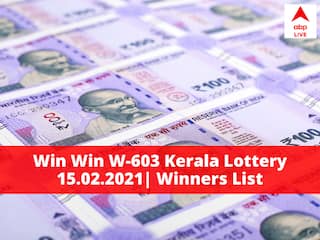 Kerala Lottery Win Win W-603 Results Announced, Check Winners List Here