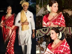 FIRST PICS Of Dia Mirza- Vaibhav Rekhi’s Wedding; The Actress Looks Absolutely Ethereal In Red