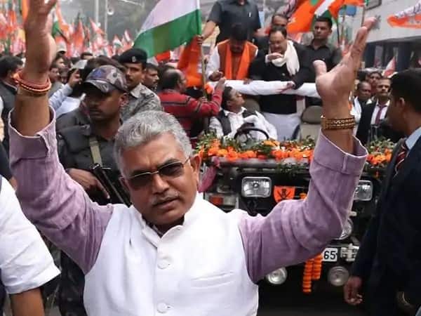 West Bengal Election 2021: Dilip Ghosh attack TMC from meeting held in North Bengal ahead of elections WB Election 2021: ‘লোকসভায় গোহারা হেরেছে, আর বিধানসভায় রামছাগল হারা হারবে’ উত্তরবঙ্গ নিয়ে তৃণমূলনেত্রীকে কটাক্ষ দিলীপ ঘোষের
