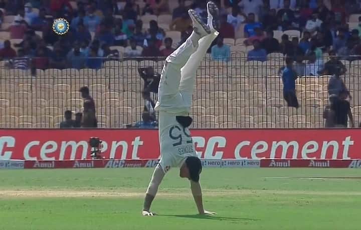 Ben stokes walk on hand, amuses Chennai crowd, video became viral Ben Stokes Viral Video: ক্রিকেটার স্টোকস কি জিমন্যাস্ট হয়ে গেলেন!