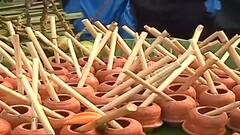 Saraswati Puja 2021: মাস্ক-স্যানিটাইজার সঙ্গে রেখেই আজ পুষ্পাঞ্জলির প্রস্তুতি