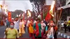 Left Front Protest Update: মইদুলের মৃত্যুর প্রতিবাদে সল্টলেকে মশাল মিছিল