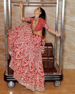 PICS | Nushrratt Bharuccha In Red Outfits Is A Sight To Behold