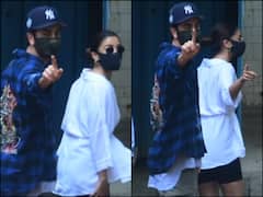 Alia Bhatt-Ranbir Kapoor Clicked At Their Under-Construction House In Bandra