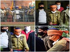 IN PICS | Maninder Singh, Man Who Swung Swords At Red Fort During R-Day Violence, Held By Delhi Police