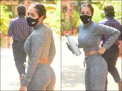 PICS: Malaika Arora Flaunts Perfect Midriff As She Steps Out For Yoga Session, Fans Go Gaga Over Her Look