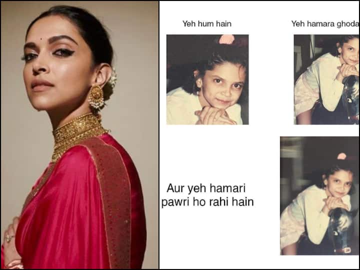 Deepika Padukone jumps on to ‘Pawri Ho Rahi Hai’ bandwagon, shares childhood pic meme Shahid Kapoor Pawri video Deepika Padukone Jumps On To ‘Pawri Ho Rahi Hai’ Bandwagon, Shares Hilarious Meme