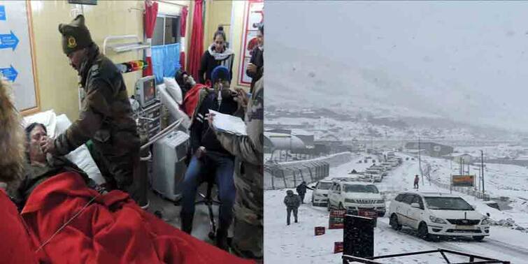 Sikkim Snowfall: 447 Tourist struck in the snowfall near India China Border, Army came for rescue operations Sikkim Snowfall Update: প্রবল তুষারঝড় নাথুলায় ! আটকে পড়া ৪৪৭ জন পর্যটককে উদ্ধার সেনাবাহিনীর
