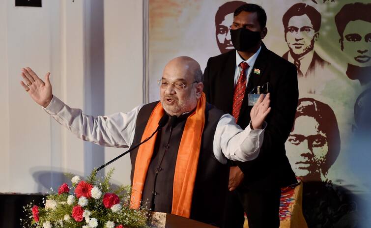 West Bengal Election 2021: Amit Shah on National Library visit today, spoke about Netaji Amit Shah National Library Visit: ‘অনেক চেষ্টা হয়েছিল নেতাজির অবদানকে ভুলিয়ে দেওয়ার’, জাতীয় গ্রন্থাগারের অনুষ্ঠানে অমিত শাহ