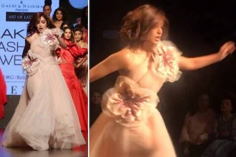 ਯਾਮੀ ਗੌਤਮ ਦਾ ਨਾਂਅ ਵੀ ਇਨ੍ਹਾਂ ਡੇਅਰਿੰਗ ਅਦਾਕਾਰਾਂ ਦੀ ਲਿਸਟ 'ਚ ਸ਼ਾਮਲ ਹੈ। ਪਿਛਲੇ ਸਾਲ ਹੋਏ ਲੈਕਮੇ ਫੈਸ਼ਨ ਵੀਕ ਦੌਰਾਨ ਯਾਮੀ ਕਾਫੀ ਹੈਵੀ ਗਾਊਨ 'ਚ ਵਾਕ ਕਰ ਰਹੀ ਸੀ ਤੇ ਉਨ੍ਹਾਂ ਹਾਈ ਹੀਲਸ ਪਹਿਨੀ ਸੀ। ਅਜਿਹੇ 'ਚ ਉਨ੍ਹਾਂ ਦੀ ਡ੍ਰੈਸ ਪੈਰਾਂ 'ਚ ਫਸ ਗਈ ਸੀ ਜਿਸ ਕਾਰਨ ਉਹ ਲੜਖੜਾ ਗਈ ਤੇ ਡਿੱਗਦਿਆਂ ਡਿੱਗਦਿਆਂ ਬਚੀ। ਇਸ ਤੋਂ ਬਾਅਦ ਖੁਦ ਨੂੰ ਸੰਭਾਲਦਿਆਂ ਹੋਇਆਂ ਯਾਮੀ ਨੇ ਖੂਬ ਚੰਗੇ ਤਰੀਕੇ ਨਾਲ ਵਾਕ ਕੀਤੀ।