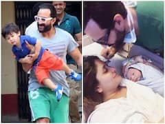 Taimur Ali Khan Pics: বাবা সইফের সঙ্গে ভাইকে দেখতে হাসপাতালে তৈমুর
