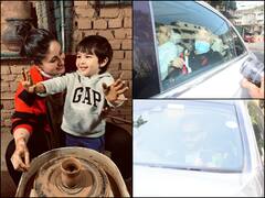 IN PICS | Kareena Kapoor Khan Welcomes Baby Boy; Saif, Taimur And Others Clicked On The Way To Hospital