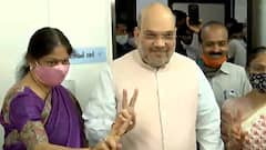 Gujarat: Voting on local bodies elections continues, HM Amit Shah casts his vote