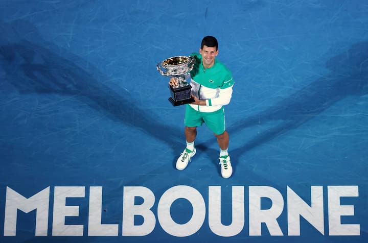 When asked about the newly arriving players in the game, Djokovic said "Everyone talks about the new generation coming and taking over us, but realistically that isn't happening still.” (Image Credits- AP/PTI)