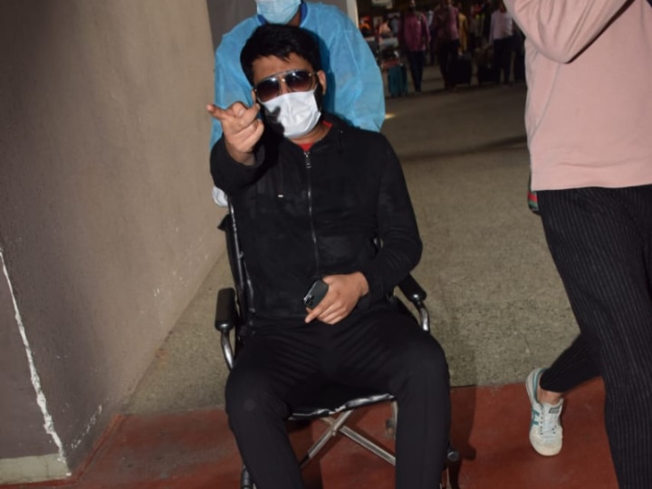 After Kapil Sharma was spotted at Mumbai airport on a wheelchair, Paparazzi gathered to ask him questions and he lost his cool.