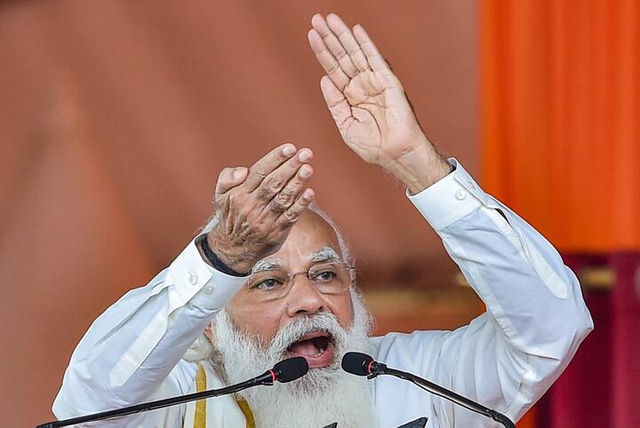 Training guns at the Mamata-led TMC government, P Modi further said, 