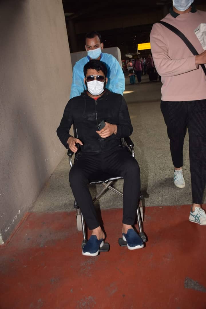 Kapil Sharma On wheelchair At Mumbai Airport Fans Worried About Kapil