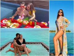 PHOTOS: Bipasha Basu-Karan Singh Grover's Maldives Vacation Is All About Floating Breakfast & A Lot Of 'Monkey Love'
