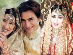 Celebrity Marriage Pics: দেখুন ছবিতে- সইফের সঙ্গে বিয়েতে করিনা ও অমৃতার ওয়েডিং লুকে কতটা মিল ছিল