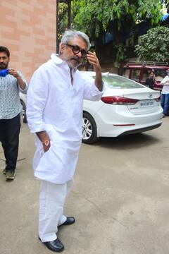 IN PICS | Sanjay Leela Bhansali's Birthday: ‘Gangubai Kathiawadi’ Director Clicked At Recording Studio In Mumbai