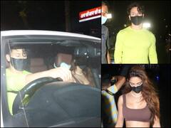 IN PICS | Rumoured Couple Tiger Shroff-Disha Patani Snapped Outside Restaurant After 'Dinner Date'
