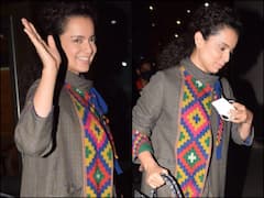 IN PICS | ‘Thalaivi’ Actress Kangana Ranaut Nails Her Airport Look In This Dark Grey Outfit