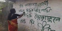 WB Election 2021: ’দিদি আমাদের প্রার্থী’ দেওয়াল লিখন রায়গঞ্জে, শুরু রাজনৈতিক তরজা