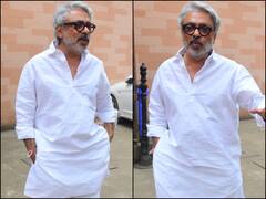 IN PICS | Sanjay Leela Bhansali's Birthday: ‘Gangubai Kathiawadi’ Director Clicked At Recording Studio In Mumbai