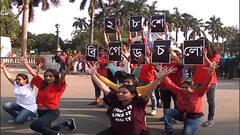 ভিক্টোরিয়া মেমোরিয়ালের সামনে 'চলো ব্রিগেড চলো' গানে পথনাটিকা পরিবেশন CPM কর্মী-সমর্থদের