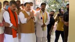 BJP President Nadda arrives at Bankim Chandra Chatterjee's birthplace, pays tribute