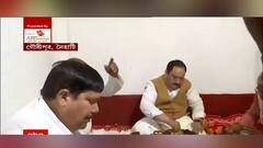 Nadda in Bengal: জুটমিল কর্মীর বাড়িতে নাড্ডার মধ্যাহ্নভোজ